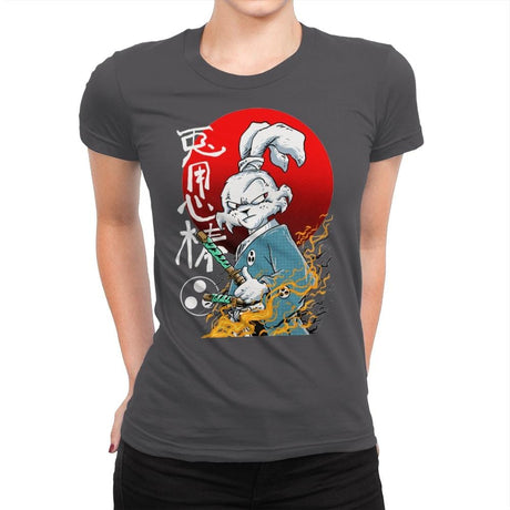 Fighting Rabbit - Best Seller - Womens Premium T-Shirts RIPT Apparel Small / Heavy Metal