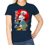 Fighting Rabbit - Best Seller - Womens T-Shirts RIPT Apparel Small / Navy