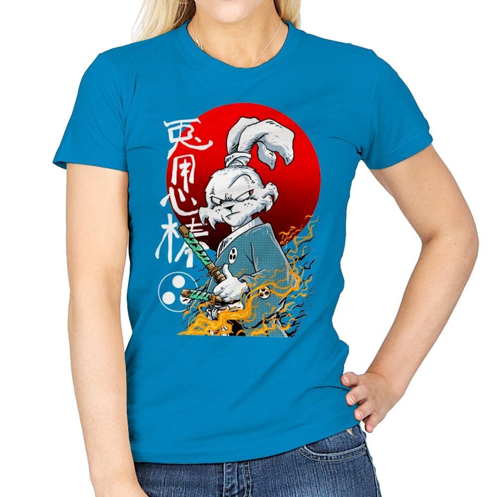 Fighting Rabbit - Best Seller - Womens T-Shirts RIPT Apparel Small / Sapphire