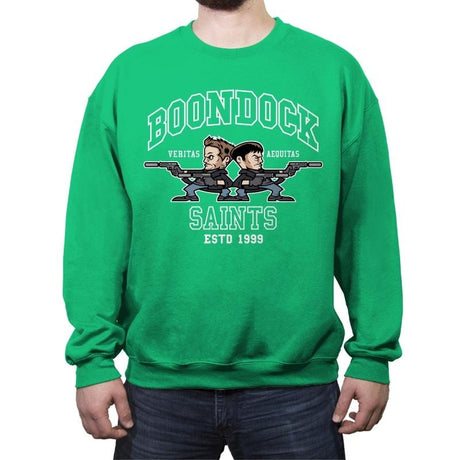 Fighting Saints - Crew Neck Sweatshirt Crew Neck Sweatshirt RIPT Apparel