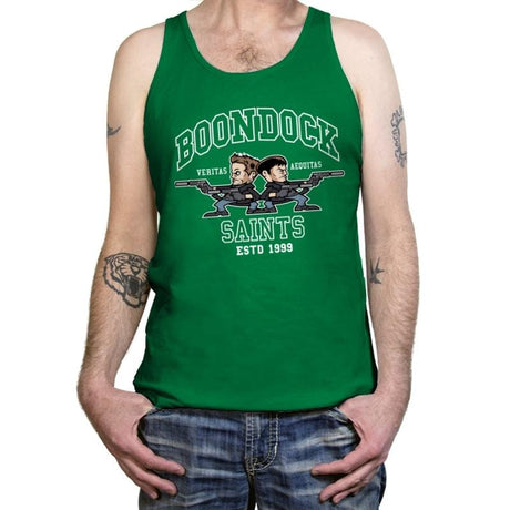 Fighting Saints - Tanktop Tanktop RIPT Apparel X-Small / Kelly