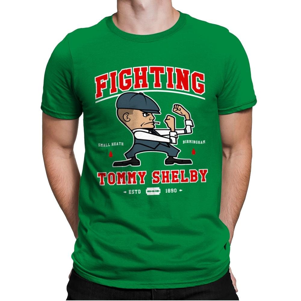 Fighting Shelby - Mens Premium T-Shirts RIPT Apparel Small / Kelly Green