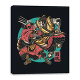 Fighting Spirit - Canvas Wraps Canvas Wraps RIPT Apparel 16x20 / Black