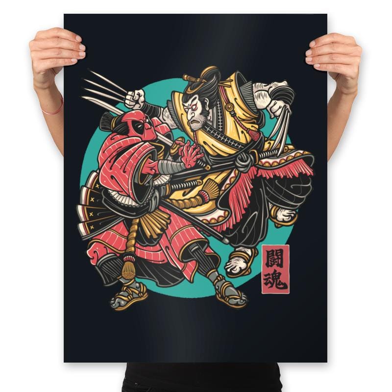 Fighting Spirit - Prints Posters RIPT Apparel 18x24 / Black