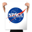 Final Frontier - Prints Posters RIPT Apparel 18x24 / White