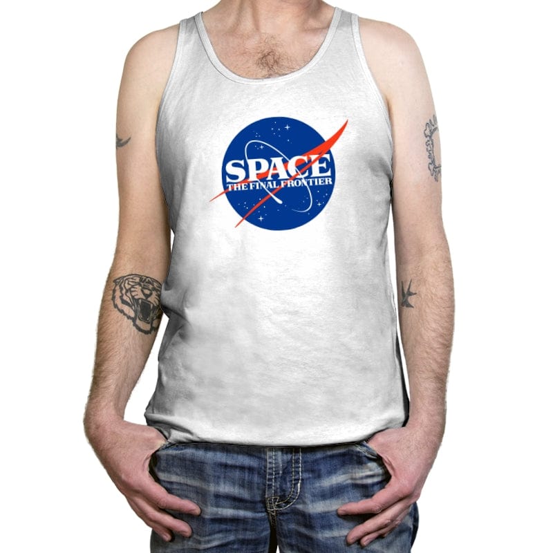 Final Frontier - Tanktop Tanktop RIPT Apparel X-Small / White