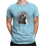 Final Kiss - Mens Premium T-Shirts RIPT Apparel Small / Light Blue