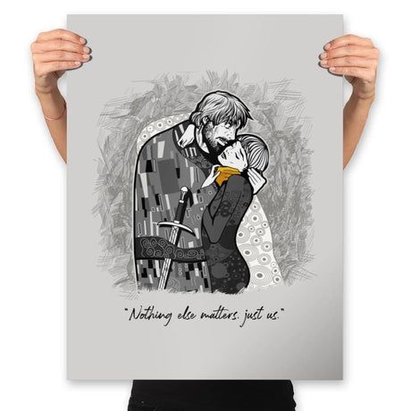 Final Kiss - Prints Posters RIPT Apparel 18x24 / Silver