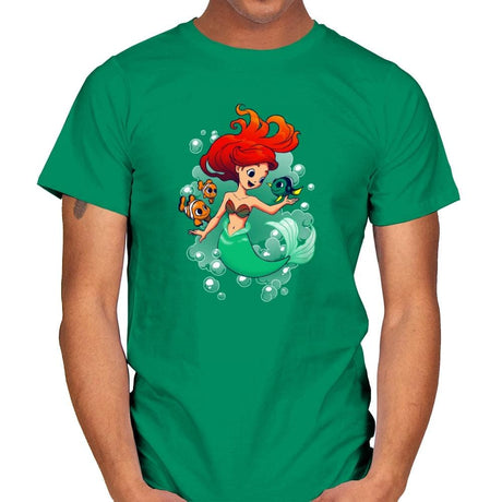 Finding Friends - Miniature Mayhem - Mens T-Shirts RIPT Apparel Small / Kelly Green