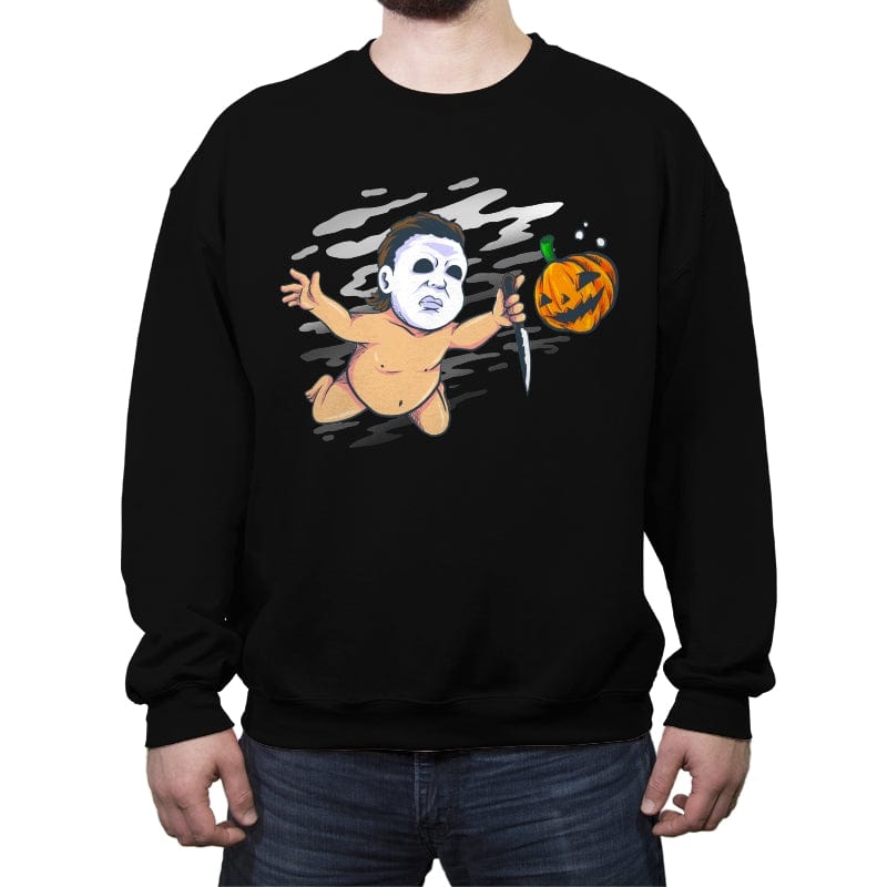 Finding Myers - Crew Neck Sweatshirt Crew Neck Sweatshirt RIPT Apparel Small / Black