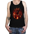 Fire Dragon - Tanktop Tanktop RIPT Apparel X-Small / Black