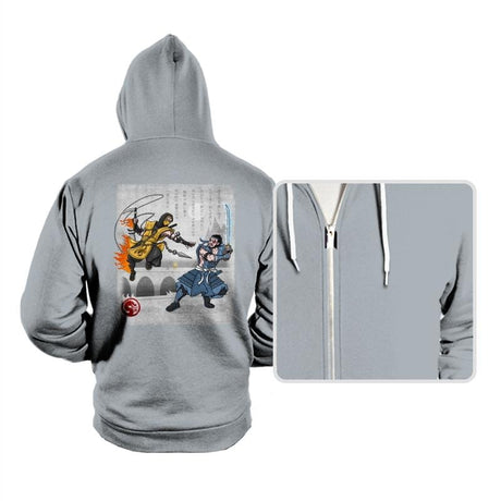 Fire vs Ice - Hoodies Hoodies RIPT Apparel