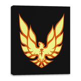 Firebird - Canvas Wraps Canvas Wraps RIPT Apparel 16x20 / Black