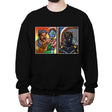 Fish Man Yelling - Crew Neck Sweatshirt Crew Neck Sweatshirt RIPT Apparel Small / Black