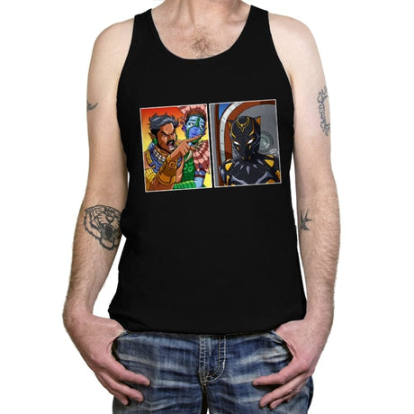 Fish Man Yelling - Tanktop Tanktop RIPT Apparel X-Small / Black