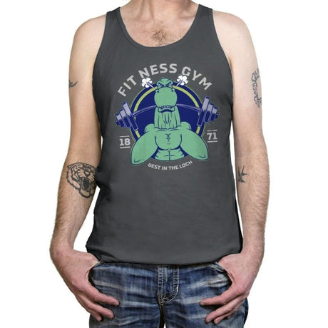 Fit Ness Gym - Tanktop Tanktop RIPT Apparel X-Small / Asphalt