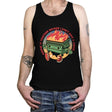 Flaming Dumpster - Tanktop Tanktop RIPT Apparel X-Small / Black