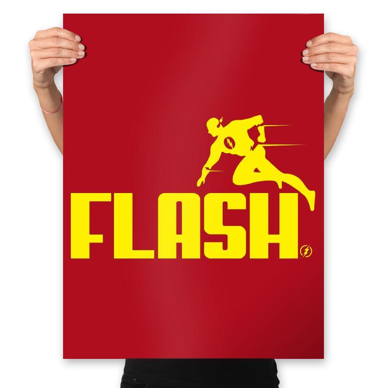 Flash - Prints Posters RIPT Apparel 18x24 / Red