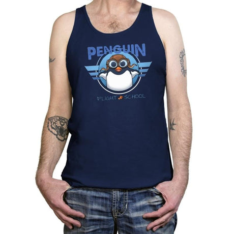 Flight School - Tanktop Tanktop RIPT Apparel X-Small / Navy