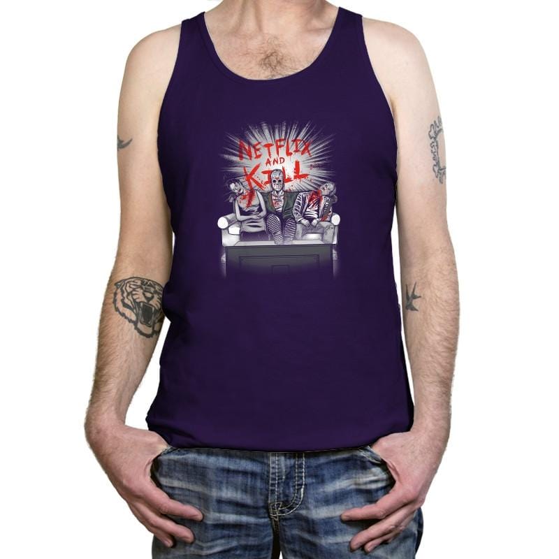 'Flix and Kill Exclusive - Tanktop Tanktop RIPT Apparel X-Small / Team Purple