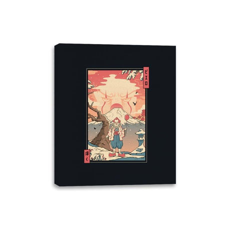 Floating Nightmare Ukiyo-e - Canvas Wraps Canvas Wraps RIPT Apparel 8x10 / Black