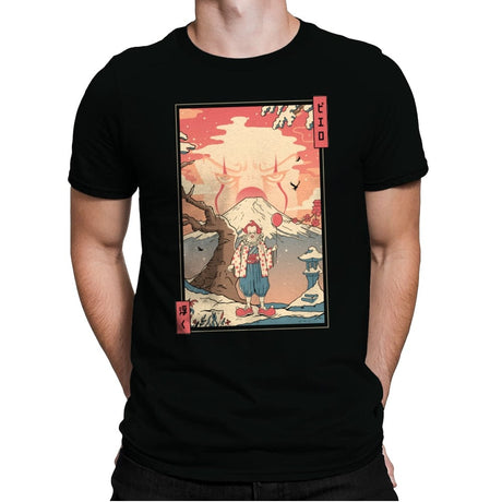 Floating Nightmare Ukiyo-e - Mens Premium T-Shirts RIPT Apparel Small / Black