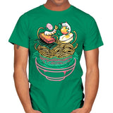 Floating Ramen - Mens T-Shirts RIPT Apparel Small / Kelly