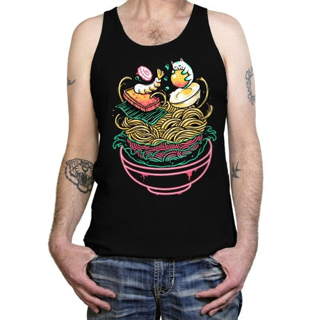 Floating Ramen - Tanktop Tanktop RIPT Apparel X-Small / Black