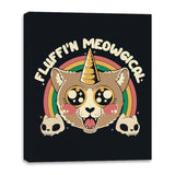 Fluffi'n Meowgical - Canvas Wraps Canvas Wraps RIPT Apparel 16x20 / Black