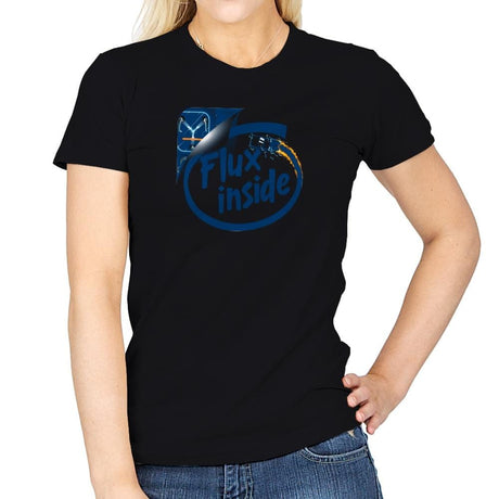 Flux Inside Exclusive - Womens T-Shirts RIPT Apparel Small / Black