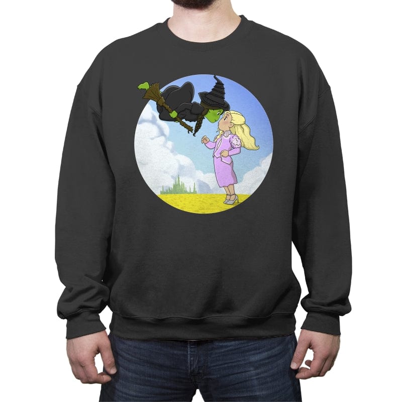 Fly with Me - Crew Neck Sweatshirt Crew Neck Sweatshirt RIPT Apparel Small / Charcoal