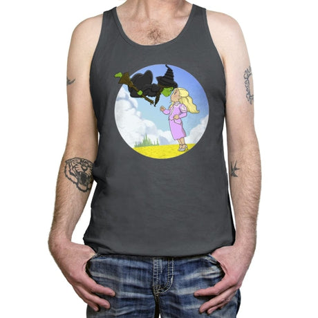 Fly with Me - Tanktop Tanktop RIPT Apparel X-Small / Asphalt