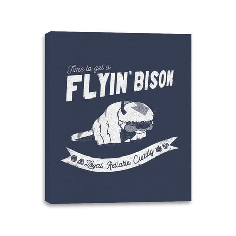 Flyin Bison - Canvas Wraps Canvas Wraps RIPT Apparel 11x14 / Navy