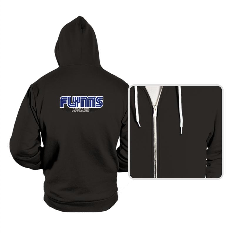 Flynn's Arcadea - Hoodies Hoodies RIPT Apparel Small / Black