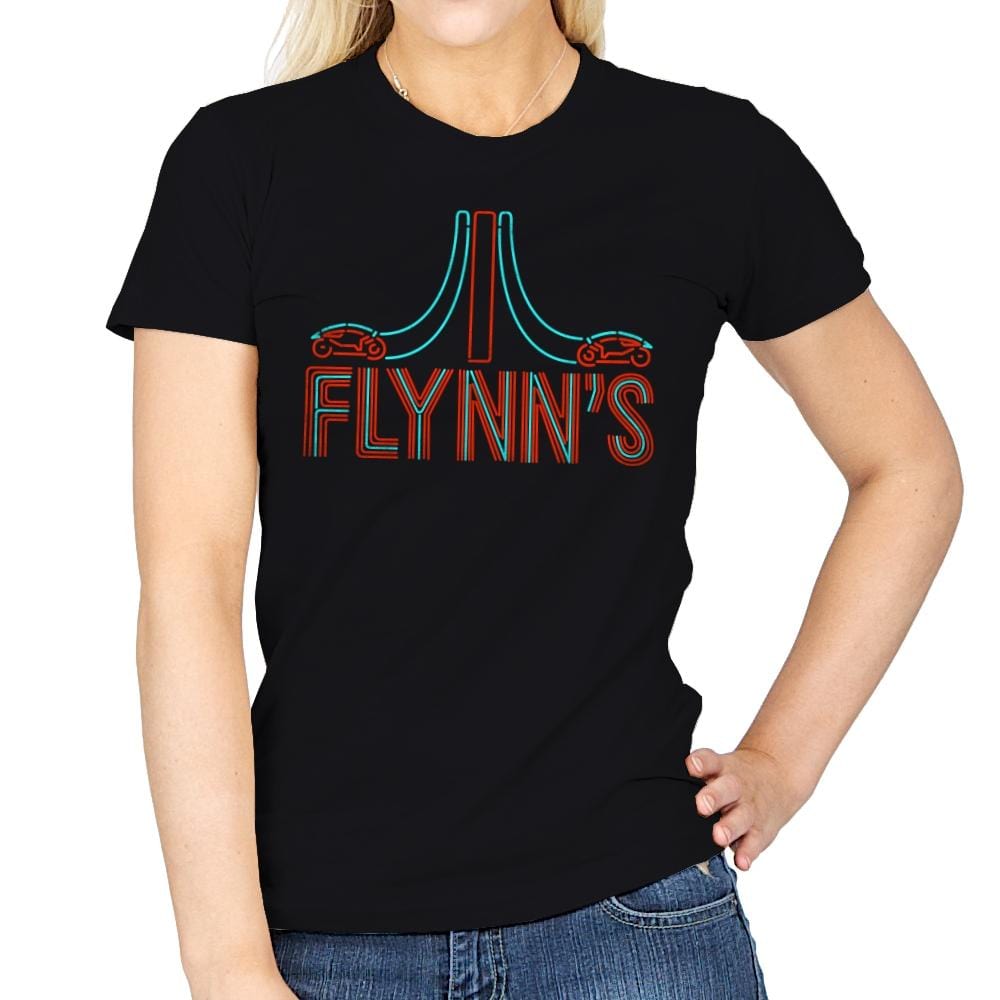 Flynn's Place - Womens T-Shirts RIPT Apparel Small / Black