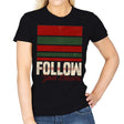 Follow Your Dreams - Inspirational Quote for Halloween - Womens T-Shirts RIPT Apparel Small / Black