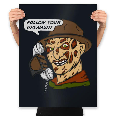 Follow your Dreams - Prints Posters RIPT Apparel 18x24 / Black