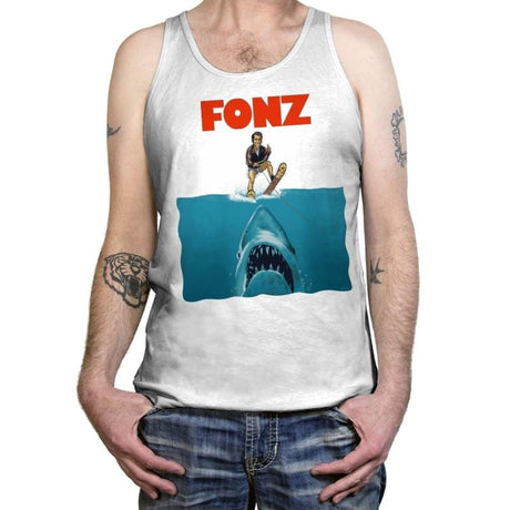 FONZ - Tanktop Tanktop RIPT Apparel X-Small / White