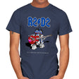 For Droids About To Rock - Mens T-Shirts RIPT Apparel Small / Navy