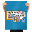 For Her - Prints Posters RIPT Apparel 18x24 / Sapphire