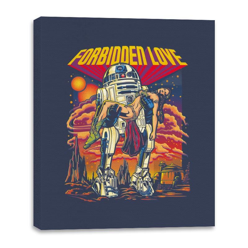 Forbidden Love - Anytime - Canvas Wraps Canvas Wraps RIPT Apparel 16x20 / Navy