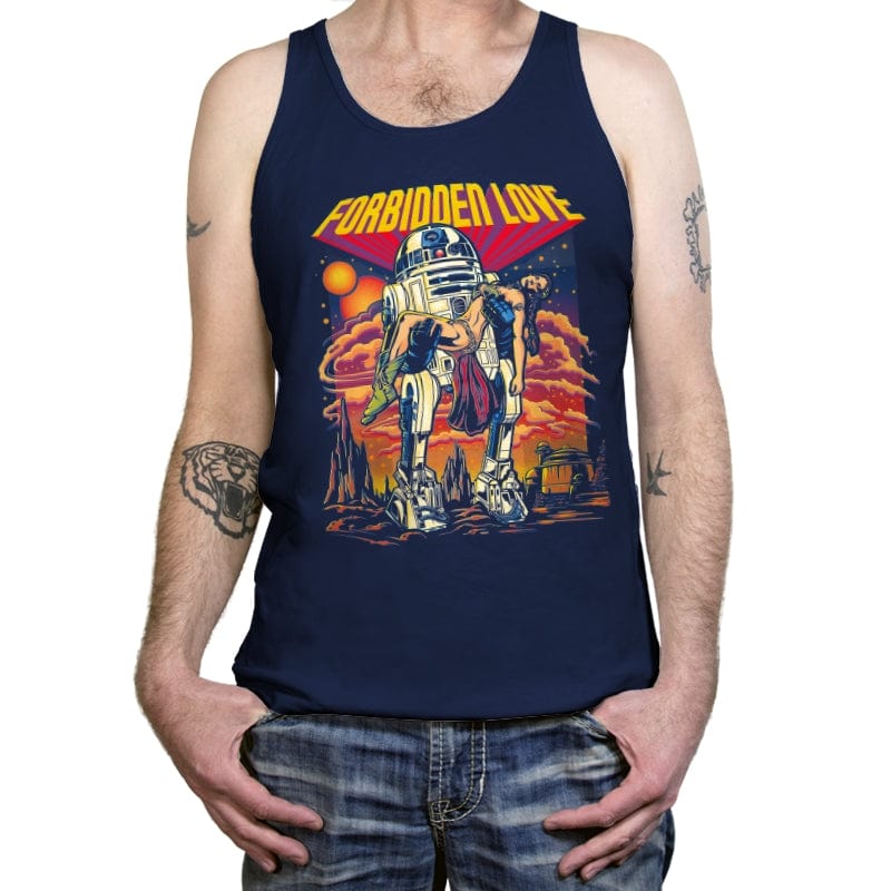 Forbidden Love - Anytime - Tanktop Tanktop RIPT Apparel X-Small / Navy