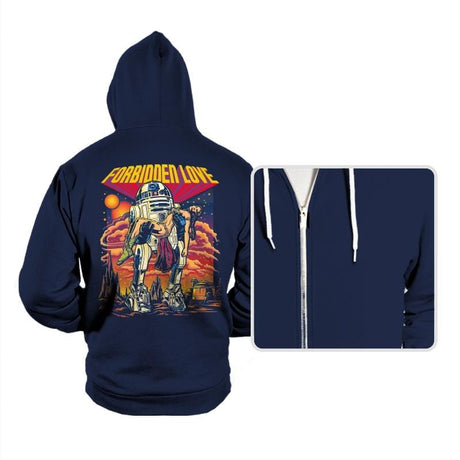 Forbidden Love - Hoodies Hoodies RIPT Apparel Small / Navy