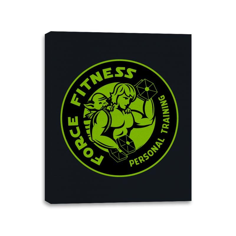 Force Fitness - Canvas Wraps Canvas Wraps RIPT Apparel 11x14 / Black