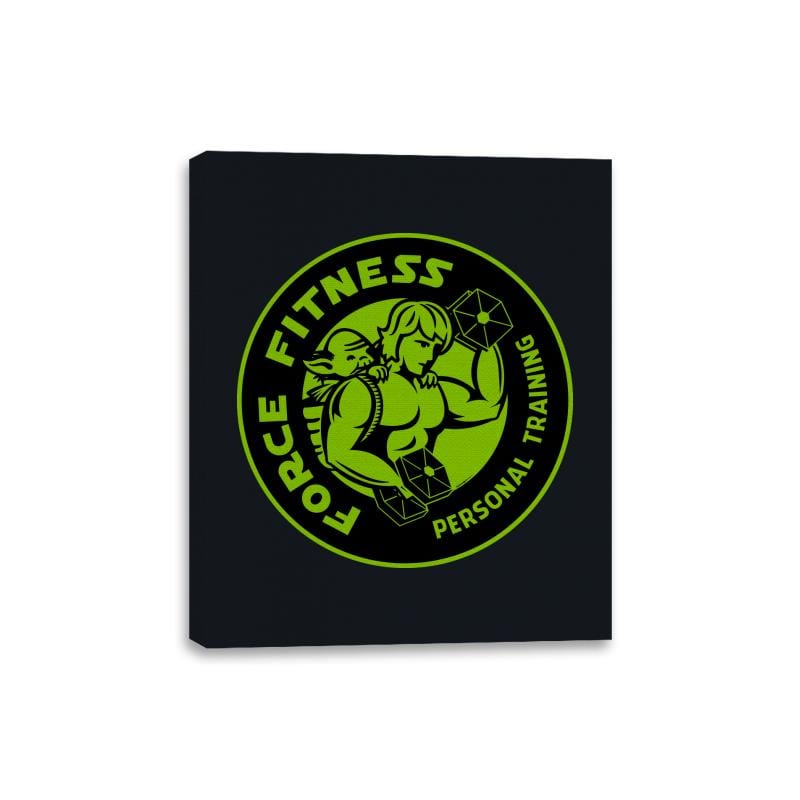 Force Fitness - Canvas Wraps Canvas Wraps RIPT Apparel 8x10 / Black