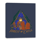 Forest And Chill - Canvas Wraps Canvas Wraps RIPT Apparel 16x20 / Navy