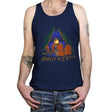 Forest And Chill - Tanktop Tanktop RIPT Apparel X-Small / Navy