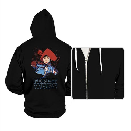 Forest Wars - Hoodies Hoodies RIPT Apparel