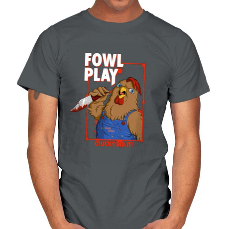 Fowl Play - Mens T-Shirts RIPT Apparel Small / Charcoal