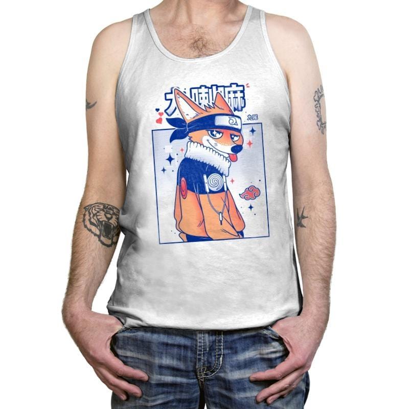 Fox Transformation - Tanktop Tanktop RIPT Apparel X-Small / White